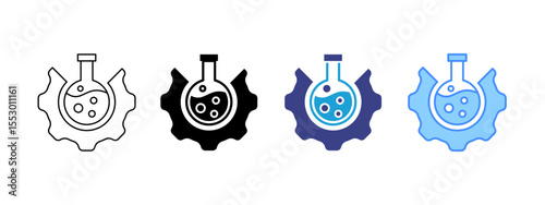 Bioengineering Multipel Icon Set.