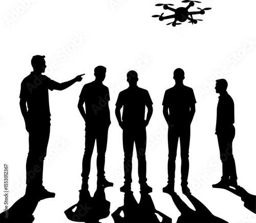 Drone Enthusiasts  Man Vector Bundle