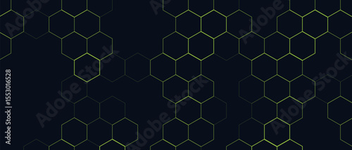 Abstract Honeycomb Structure — Medical and Technology Background