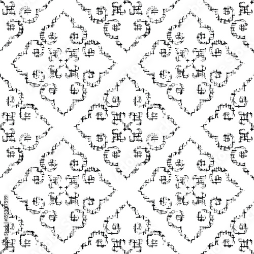 Ethnic background on the theme of Uzbek, Kazakh national ornament, Islamic pattern, seamless pattern, vector design