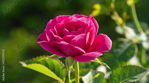 timelapse of rose flower, animation