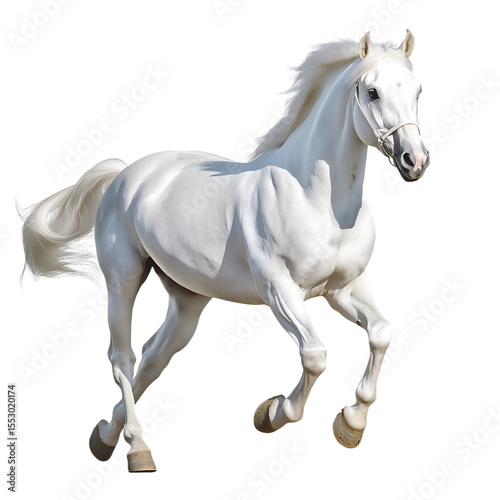 White Horse on tranparent background