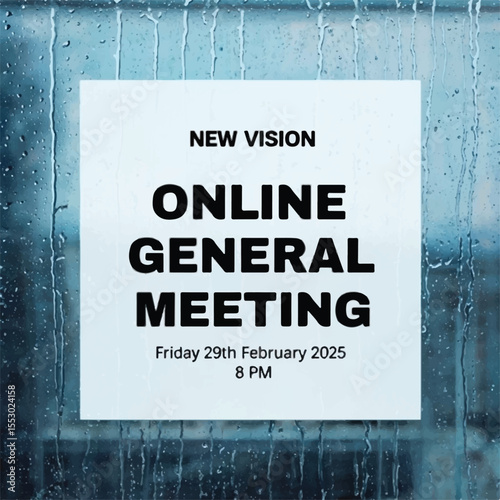Online General Meeting Announcement – New Vision | 29 February 2025