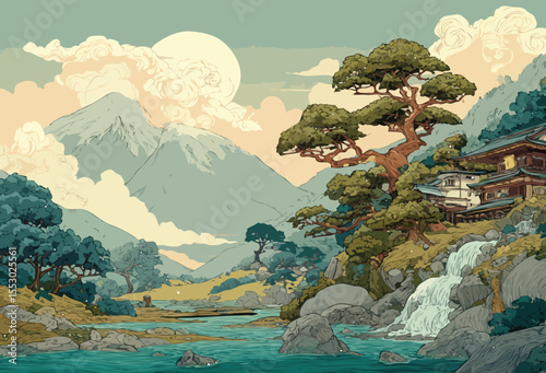 landscape vector art