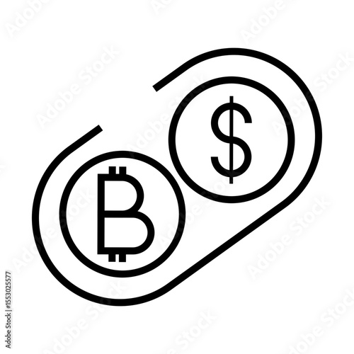 Crypto Exchange Platform Icon Design