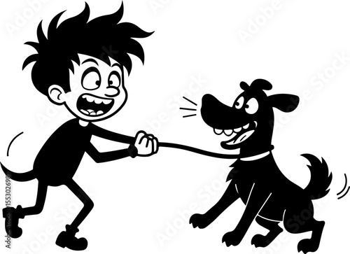 Tug of War Game Silhouettes vector man bundle