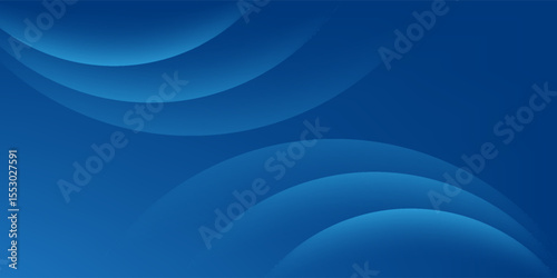 Abstract blue color background. Dynamic shapes composition. Vector illustration