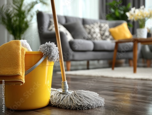 cleaning services emphasizing cleanliness and home maintenance services showing cleaned surface