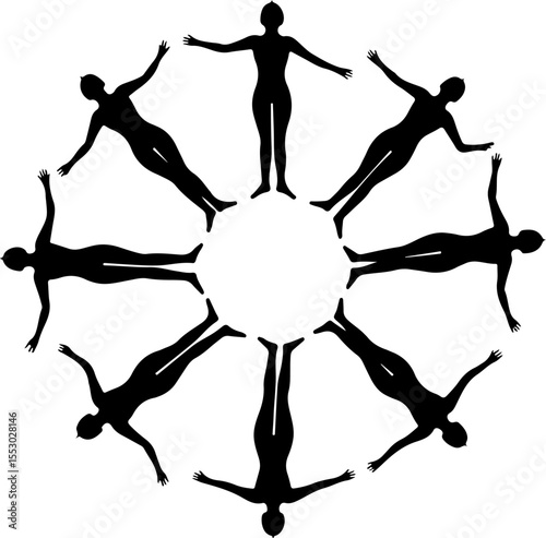 Ballet Dancers in Motion vector bundle