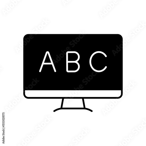 Online Learning E-learning Filled Icon