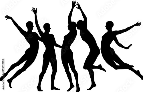 Synchronized Swimmers or Water Ballet  vector  bundle