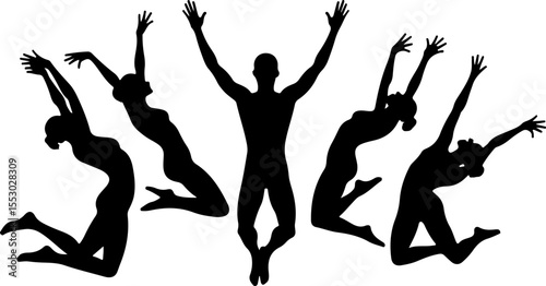 Synchronized Swimmers or Water Ballet  vector  bundle