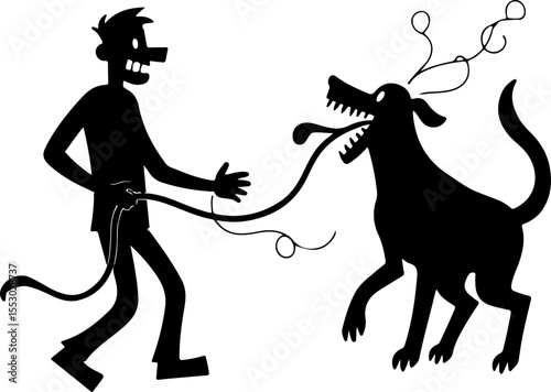 Tug of War Game Silhouettes vector man bundle