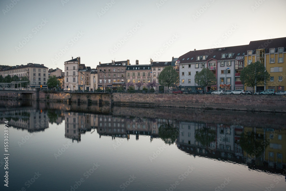 Obraz premium Sunset in Epinal