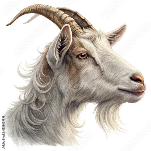 Goat Side Portrait