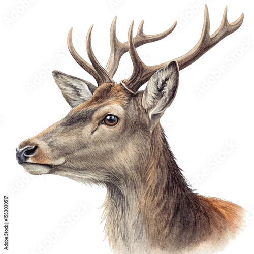 Deer with Antlers