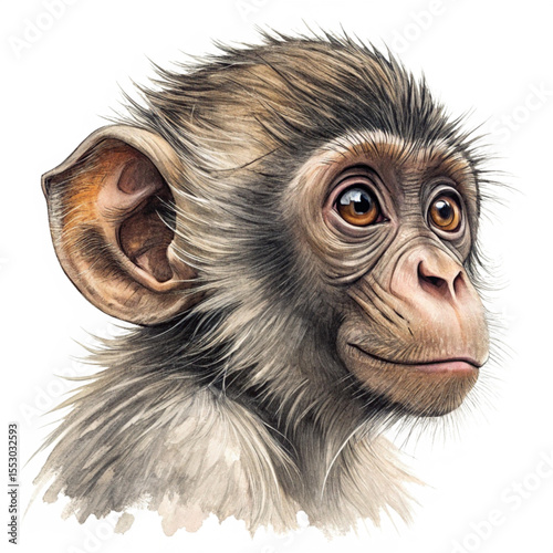 Baby Chimpanzee Cute Face