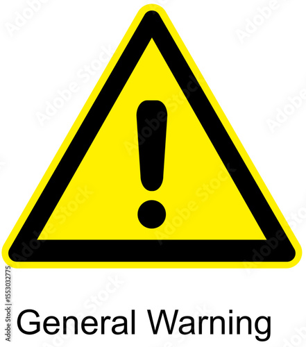General Warning Sign Symbol Illustration