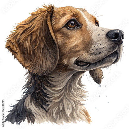 Dog Looking Back