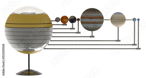 Miniature solar system