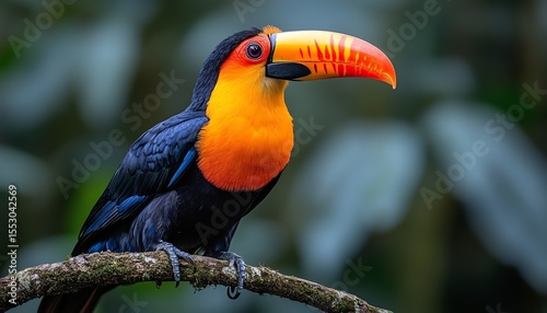 Toucan full body background
