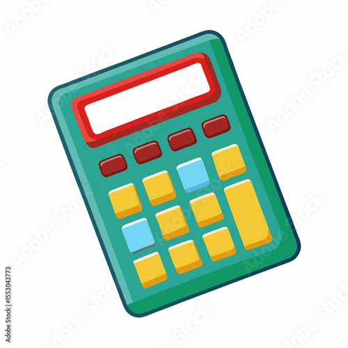 calculator on white background