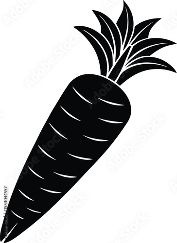 Silhouette of a Carrot