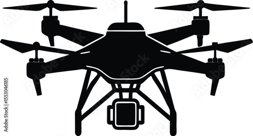 Silhouette of a Drone