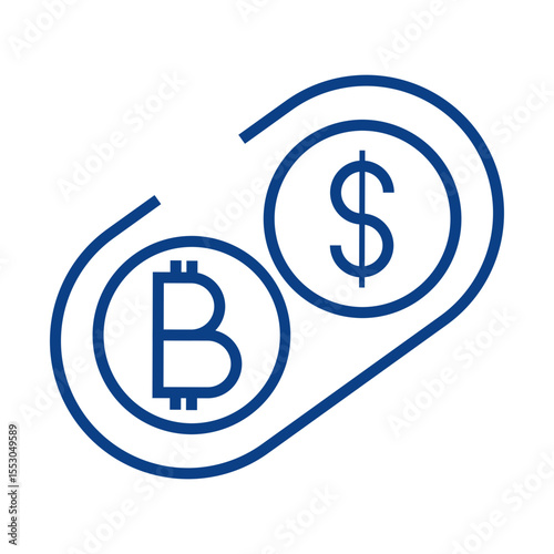 Crypto Exchange Platform Icon Design