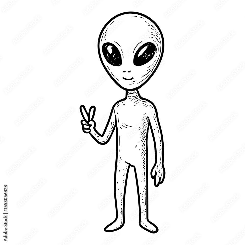 Fototapeta premium Alien