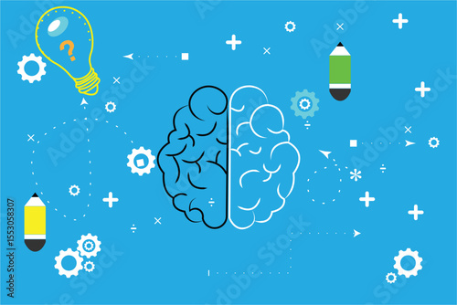  Digital Brain Insight AI Powered Mind Mapping with Luminous Data Streams