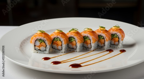 Indulge in Exquisite Salmon Sushi: A Culinary Masterpiece