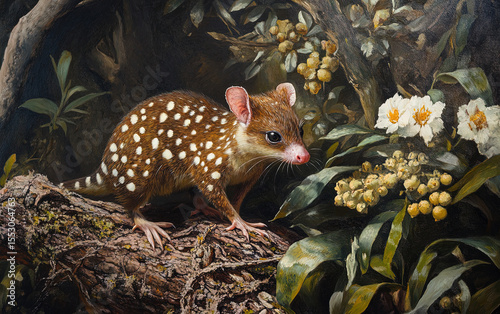 quoll on land