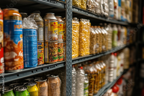 Emergency underground food storage room 