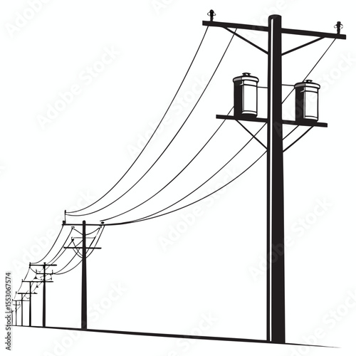 silhouette of a pole