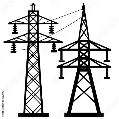 high voltage power lines