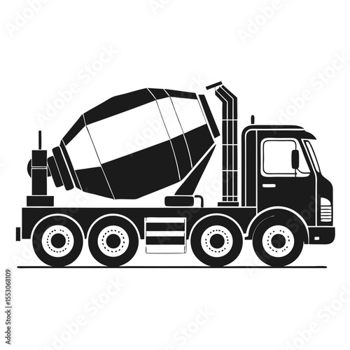 dump truck vector illustration