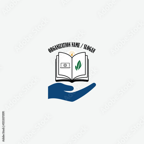 3352 educational logo school college university learning institute book academy organization