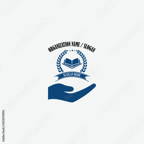 3363 educational logo school college university learning institute book academy organization