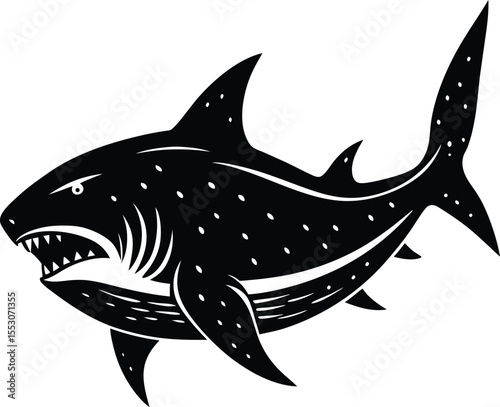 Silhouette of a Shark