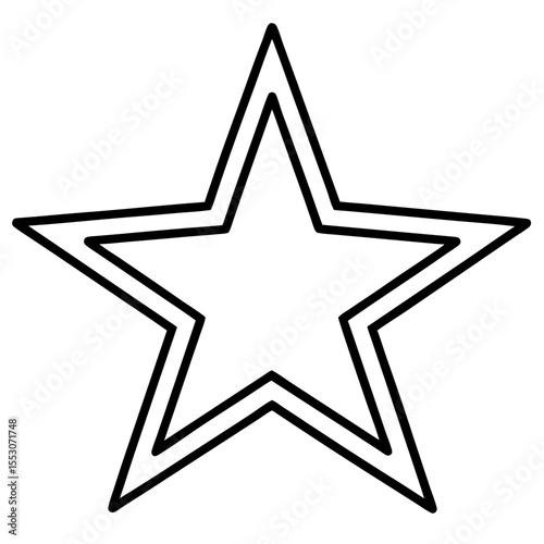 Line Art Scholarly Star Design