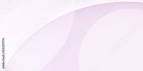 Abstract soft pastel purple background with curved translucent shapes. Elegant and minimal design with smooth gradients, ideal for modern digital presentations, web templates, banners