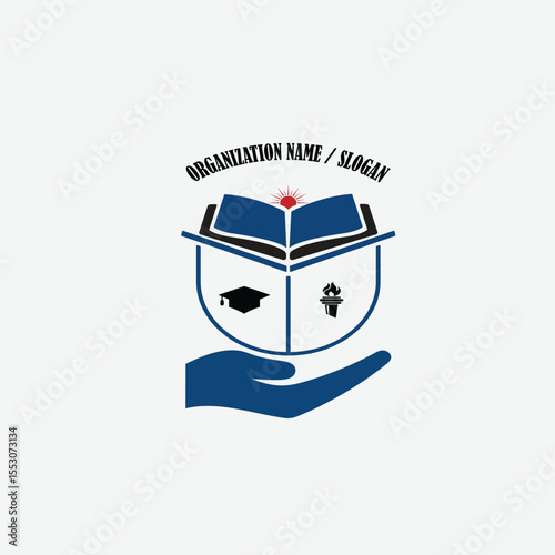 3399 educational logo school college university learning institute book academy organization [Converted]