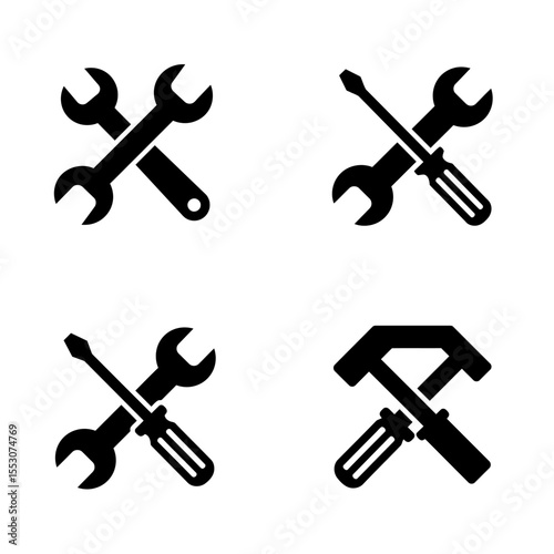 Vector tools collection. Tool icon set. Working tools. Tool kit icons. Working tools set. Tools and gears