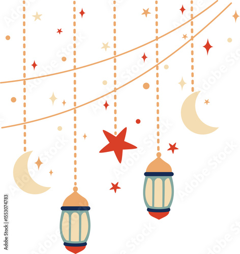Ramadan Hanging Lantern Decoration