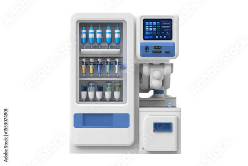 Innovative medical equipment hospital setting technology showcase modern environment close-up view healthcare advancement