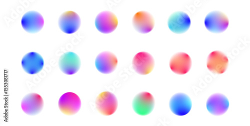 Set of round gradient, pink, purple color round wavy speed and motion lines on white transparent background. Can be used for badges, price tags, labels.	
