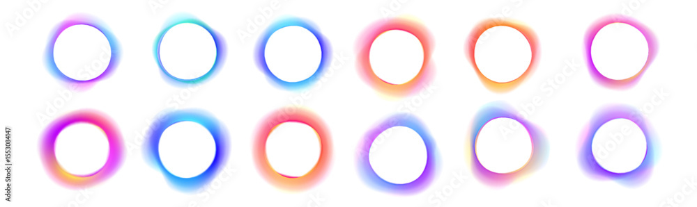Abstract cosmic bright colorful round frame PNG. Iridescent chrome drops or hologram irregular freeform organic shapes. Smooth bright gradients in the form of an ellipse for banners, brochure, covers. Abstract cosmic bright colorful round frame PNG. Iridescent chrome drops or hologram irregular freeform organic shapes. Smooth bright gradients in the form of an ellipse for banners, brochure, covers.