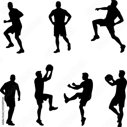 American football, football, players, NFL VECTOR BUNDLE
