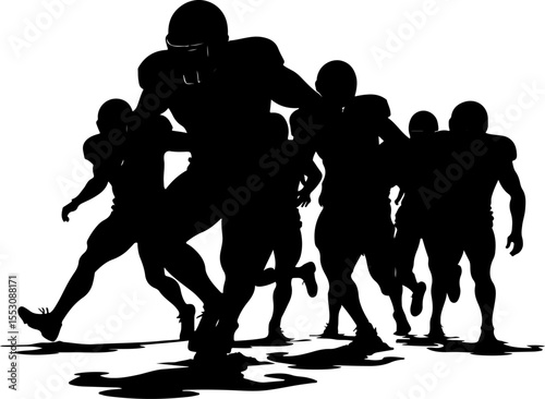 American football, football, players, NFL VECTOR BUNDLE